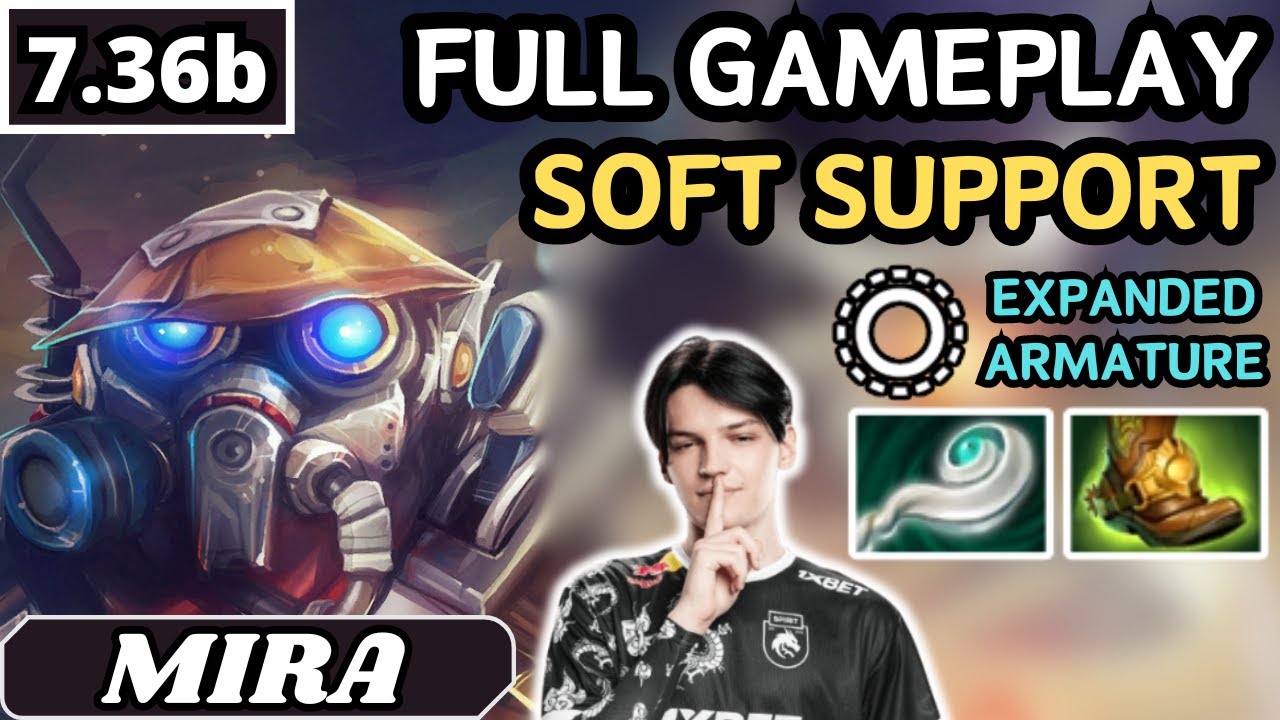 7.36b - Mira CLOCKWERK Soft Support Gameplay 26 ASSISTS - Dota 2 Full Match Gameplay