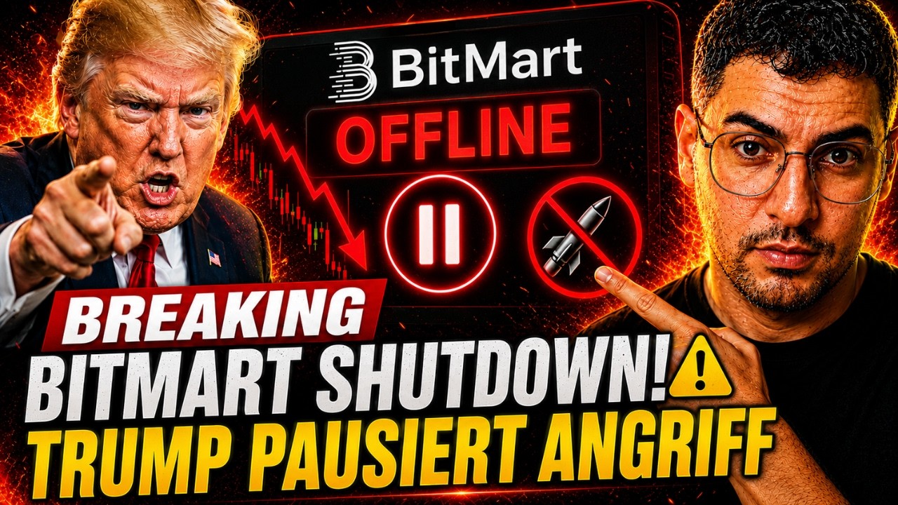 🚨 BREAKING: TRUMP PAUSIERT ANGRIFFE - BITMART SHUTDOWN ⚠️
