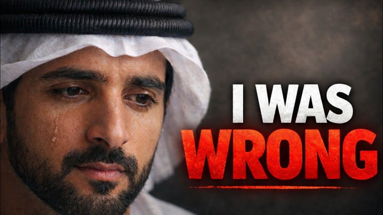 I Was Wrong 💔 Emotional Fazza Style Poem #fazza #fazzapoem 