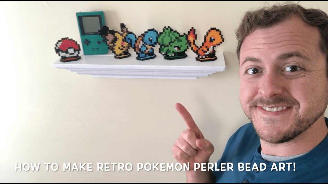 How to Make Retro Pokemon Perler Bead Art: Part 1!