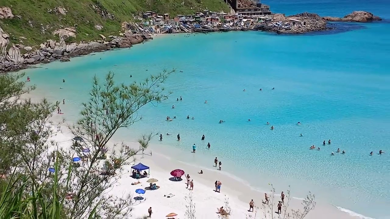Jogaram cloro na Praia Grande!