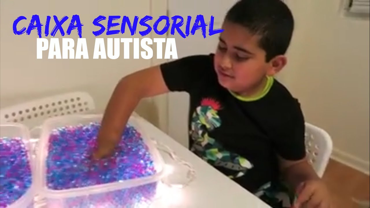 CAIXA SENSORIAL PARA AUTISTA