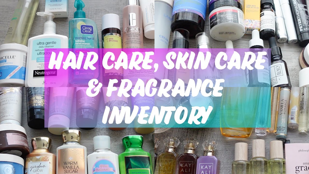 Hair Care, Skin Care and Fragrance  - End of Year Inventory (Vlogmas Day 16)