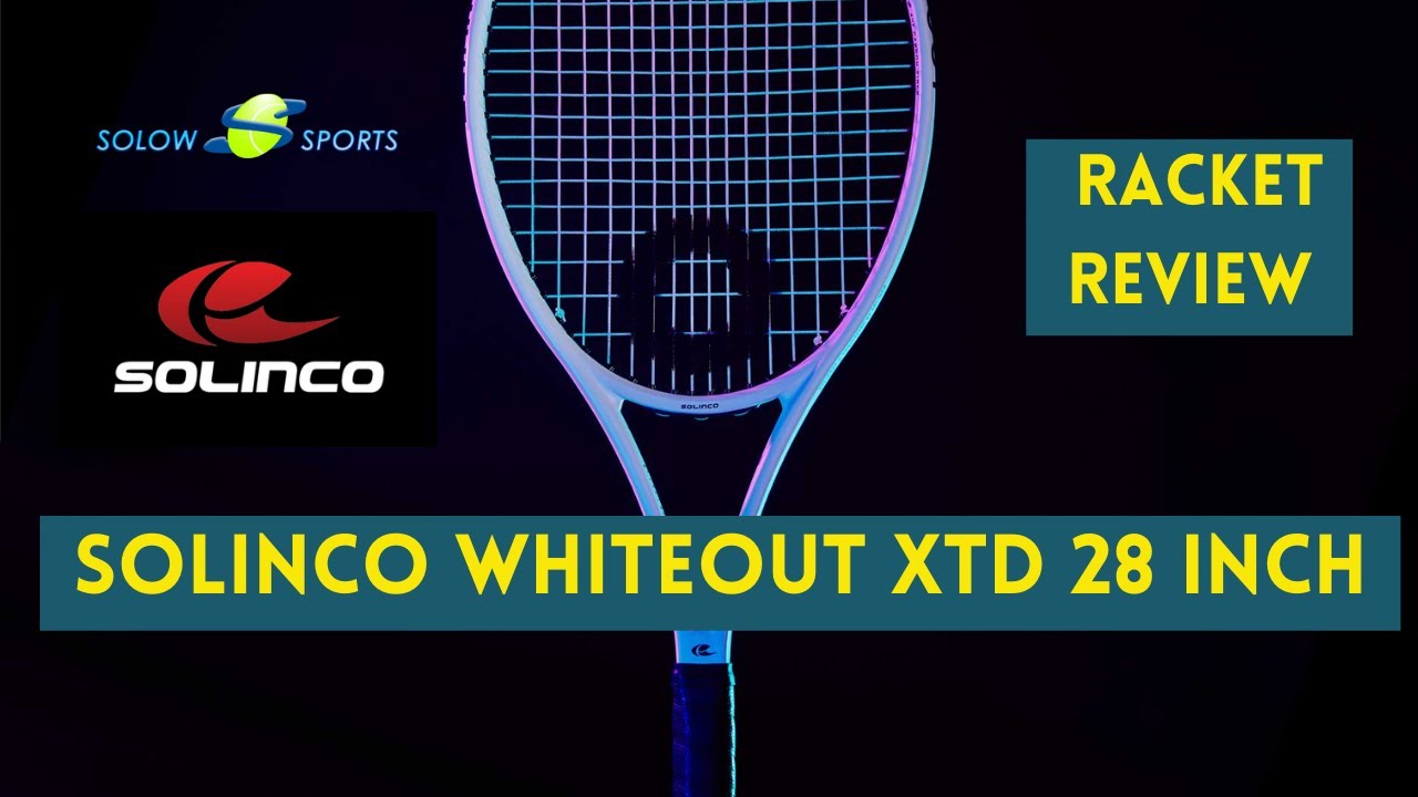 Solinco Whiteout 305 XTD 28 Tennis Racket Review  | Very Long Extended Length Version |