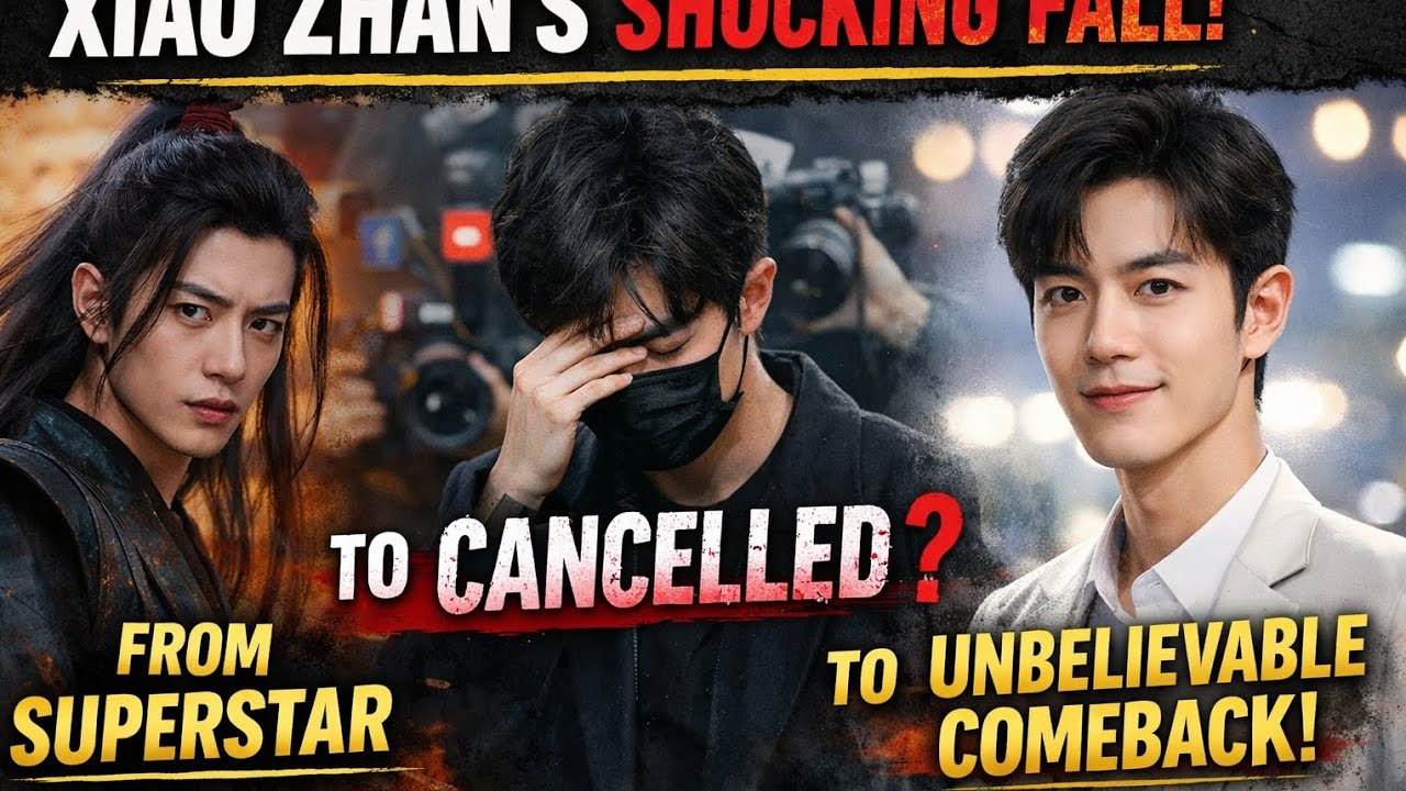 Xiao Zhan’s Shocking Fall & Unbelievable Comeback — The Scandal That Almost Ended Him