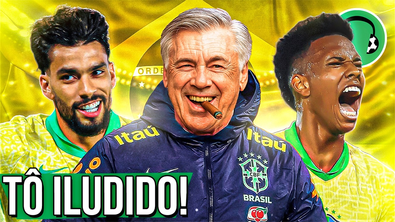 ♫ VAMO BRASIL!!! J&Aacute; T&Ocirc; ILUDIDO COM A SELE&Ccedil;A DO ANCELOTTI!! | Par&oacute;dia Dia Del&iacute;cia - Nakama