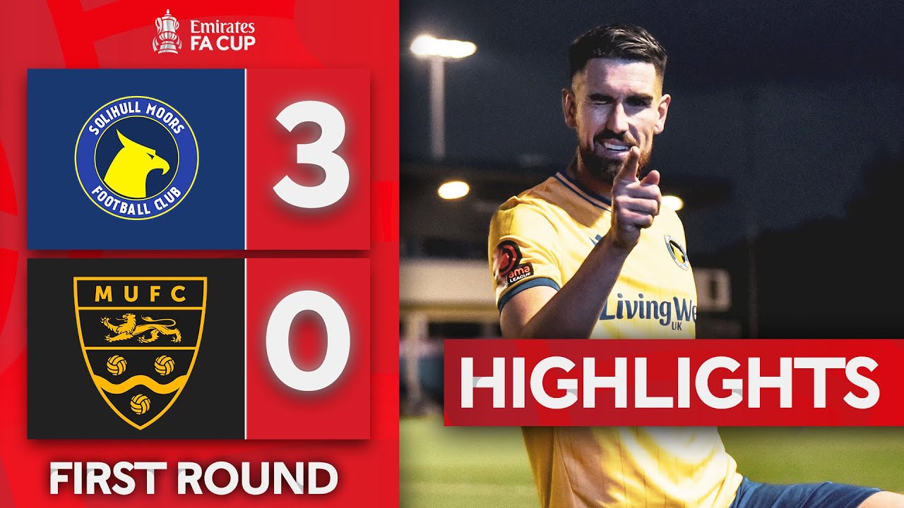 The Moors Slay Last Seasons Giant-Killers | Solihull Moors 3-0 Maidstone | Emirates FA Cup 2024-25