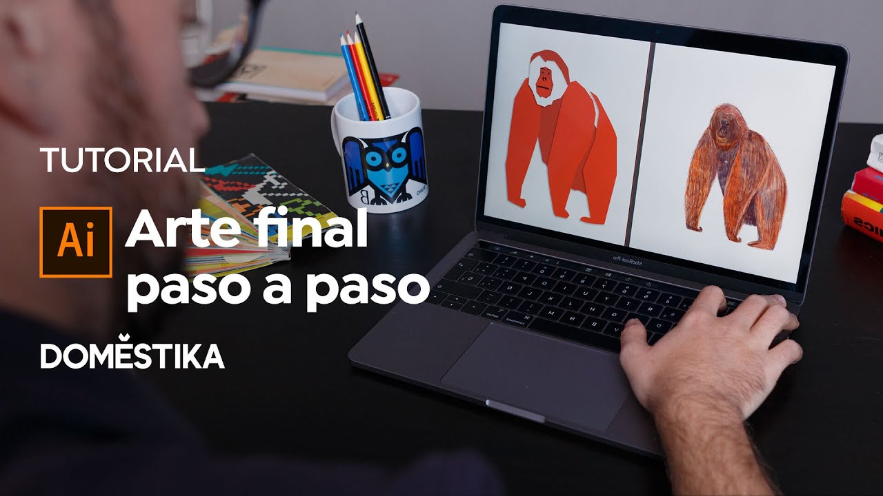 TUTORIAL Illustrator | Cómo crear un Arte Final Paso a Paso | Silvio Díaz Labrador | Domestika