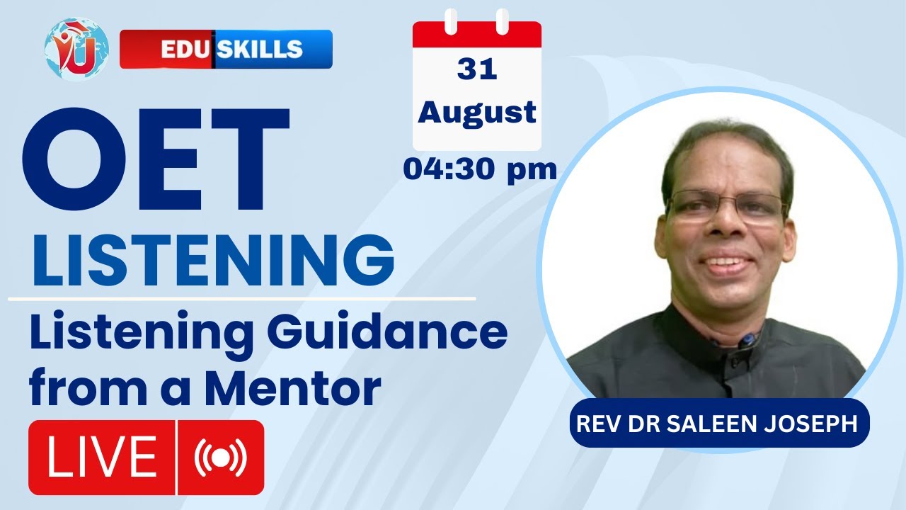 Edu Skills: OET Listening|🌹Top Tips & Strategies 🌹| OET made easy