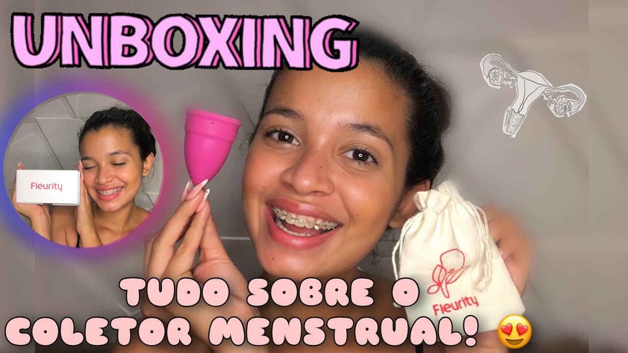 UMBOXING: MEU COLETOR MENSTRUAL da FLEURITY 😍