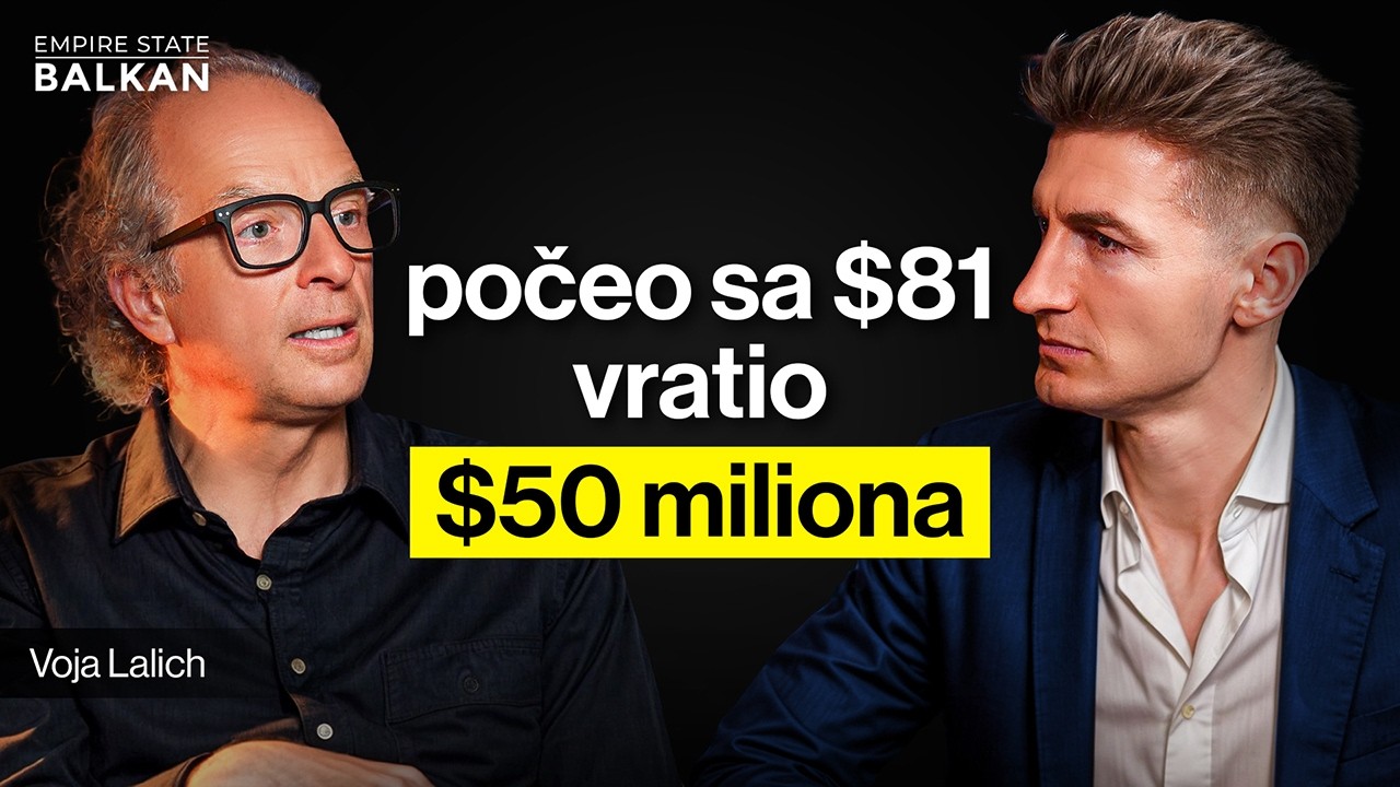 Počeo sa $81, izgradio 7 firmi i vratio $50 miliona Srbiji – Voja Lalić iz San Franciska  | E085