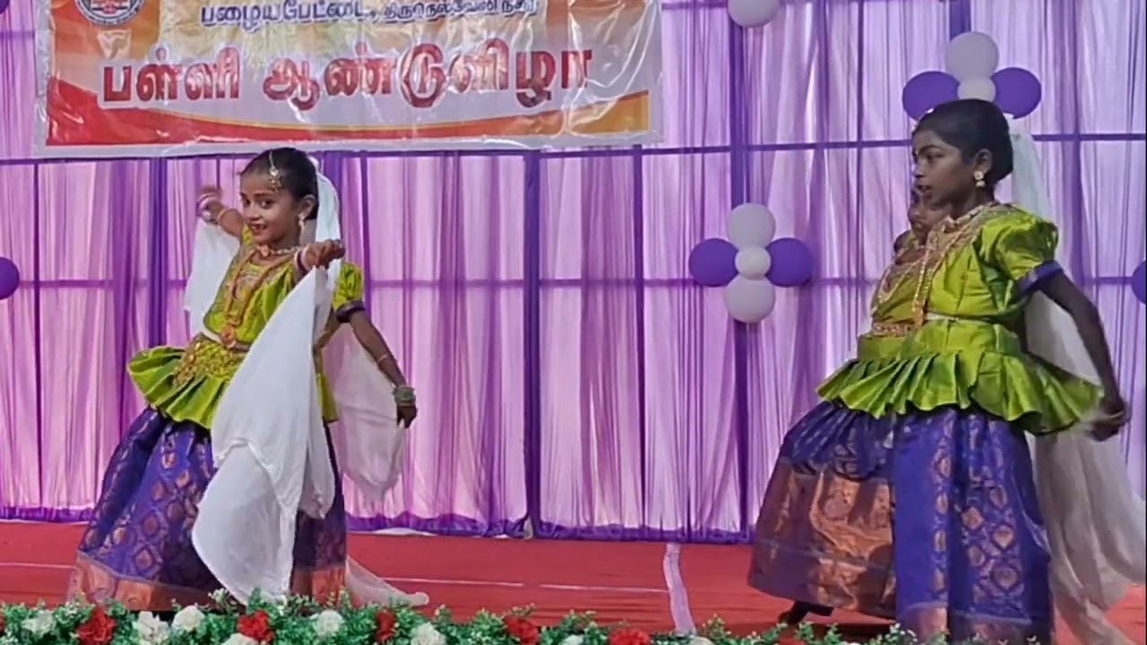 Annual day dance performance 3 std girls Cps palayapettai