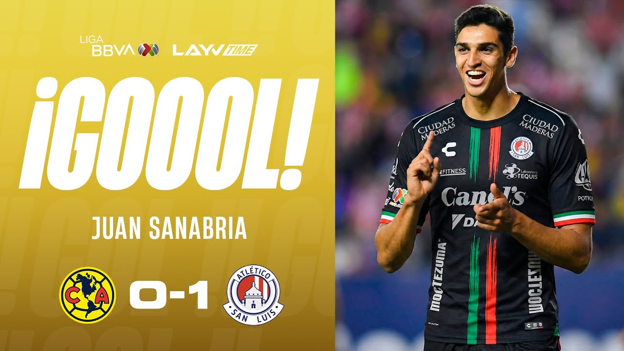 &iexcl;Gol Juan Sanabria! AM&Eacute;RICA lo pierde en CASA Am&eacute;rica 0 - 1 Atl&eacute;tico de San Luis | Layvtime