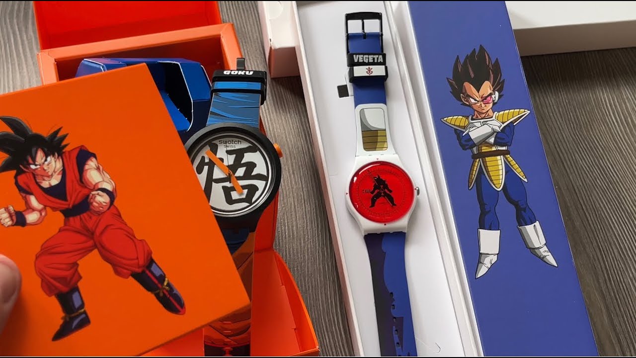 Swatch x Dragonball (Goku, Vegeta, Freezer e Gohan)