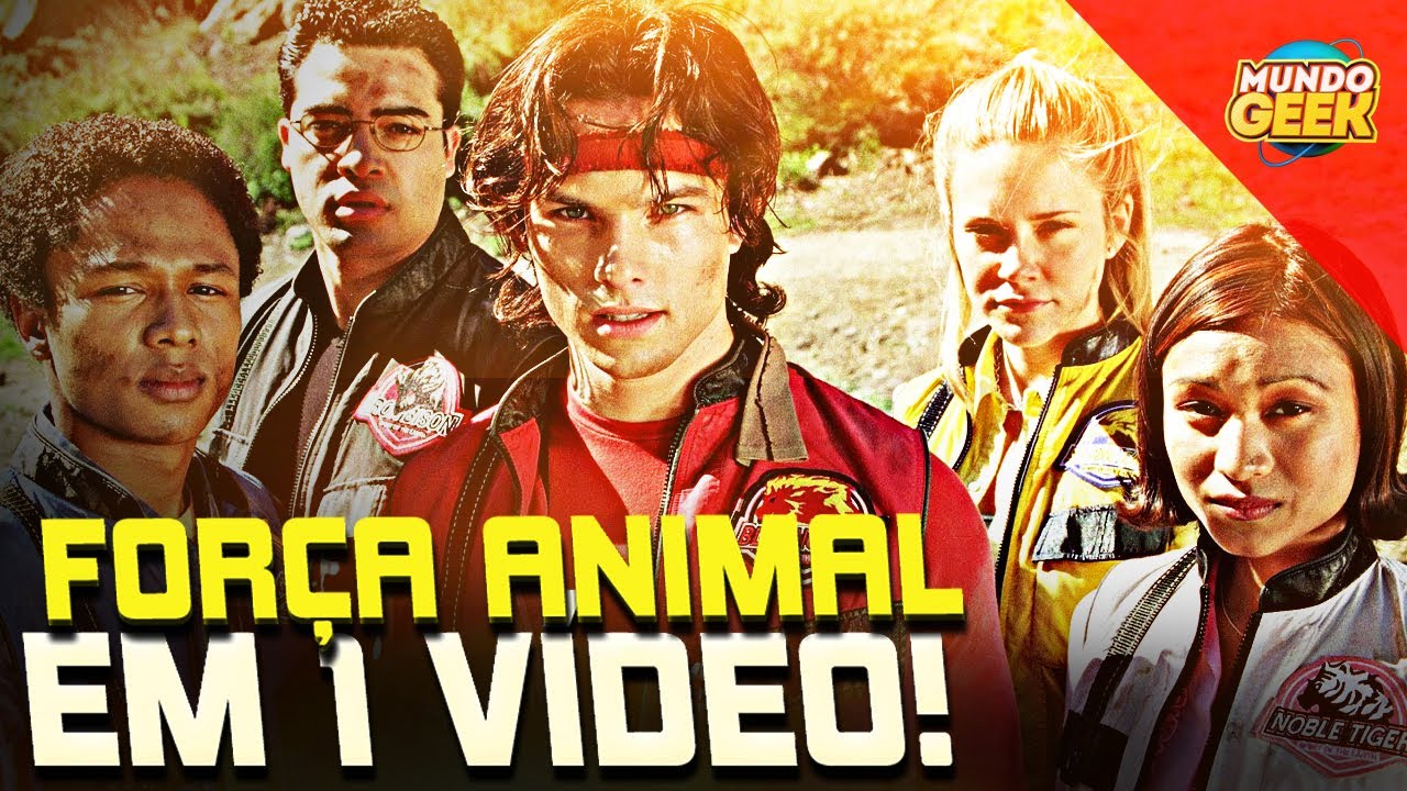 POWER RANGERS FORÇA ANIMAL - Entenda a HISTÓRIA COMPLETA em 1 VÍDEO!