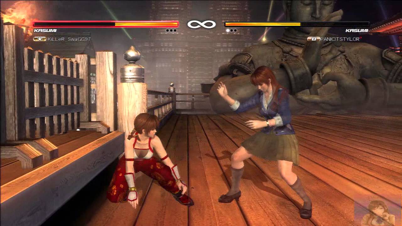 DOA5U Replay 193: KiLLeR_SwaGG97(Kasumi) vs PANICITSTYLOR(Kasumi)