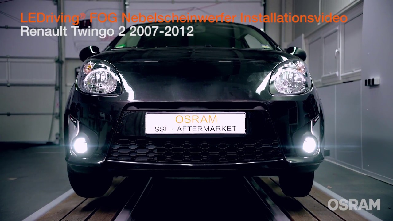 LEDriving® FOG Nebelscheinwerfer Installationsvideo – Renault Twingo 2
