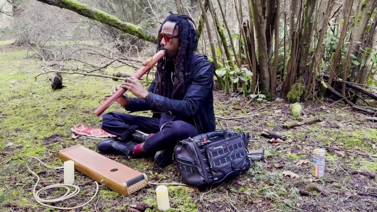 Flute Prayer at Lincoln Park, Seattle