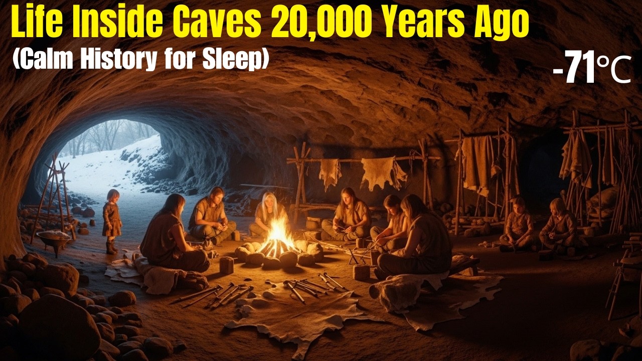 A Night Inside a Prehistoric Cave (Calm History for Sleep)