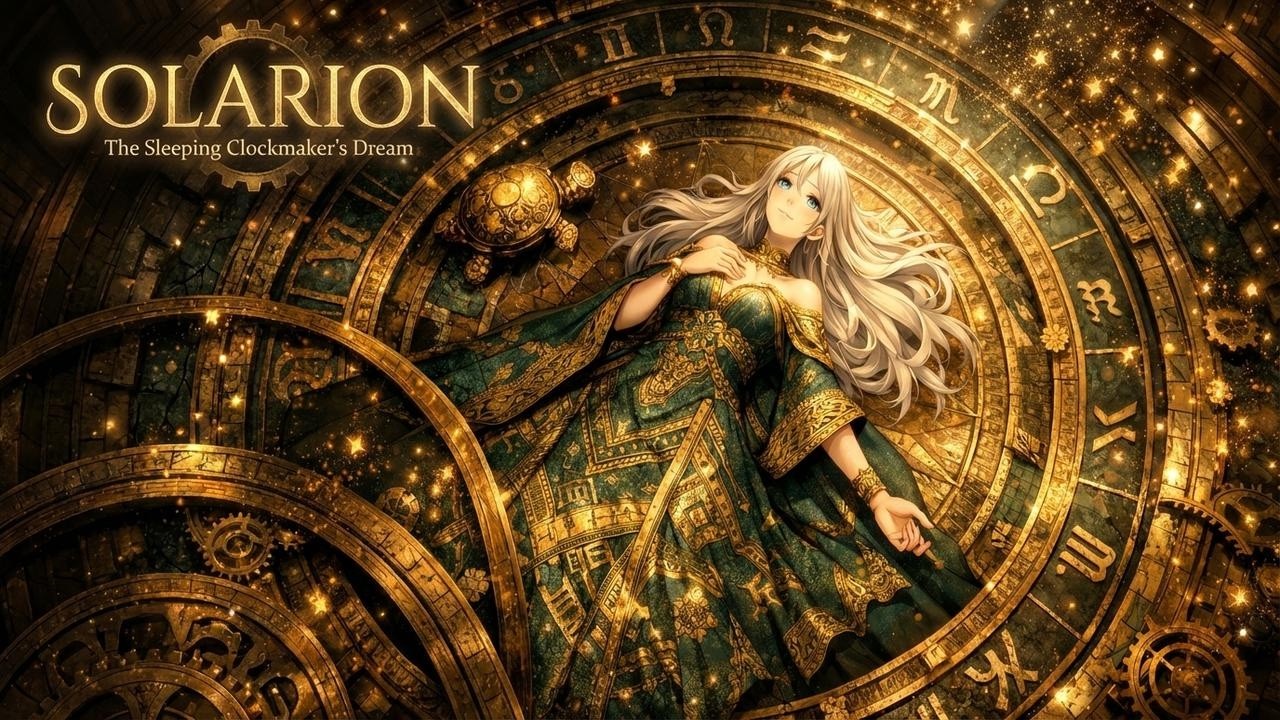 SOLARION | The Sleeping Clockmaker’s Dream | Steampunk Celestial Ambient for Deep Study & Sleep