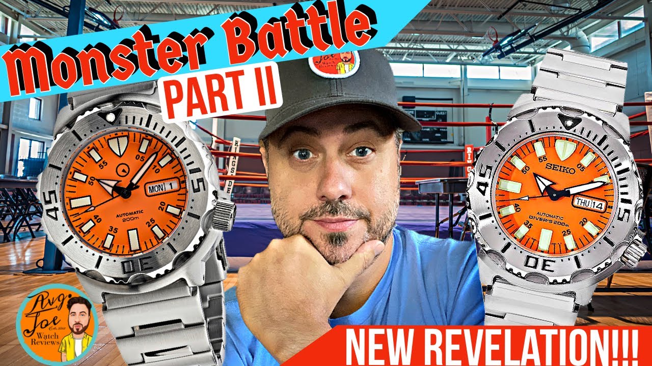 Orange Islander Monster vs. Seiko Monster - I Never Knew This!
