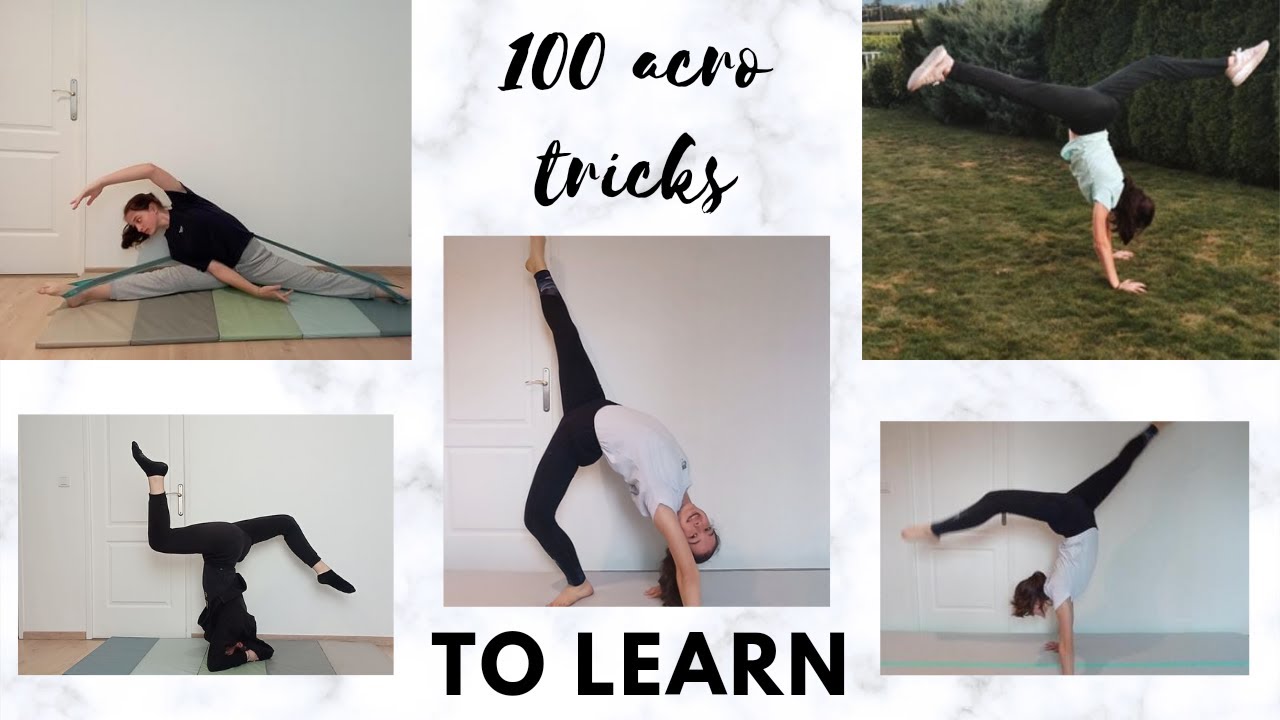 100 acro tricks anyone can learn !