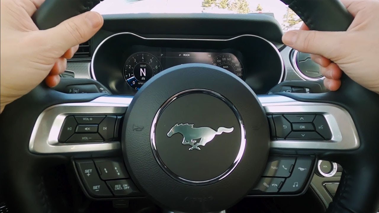 Steering Wheel and Cluster in the 2021 Ford Mustang GT 401a | Mustang GT Tech Breakdown