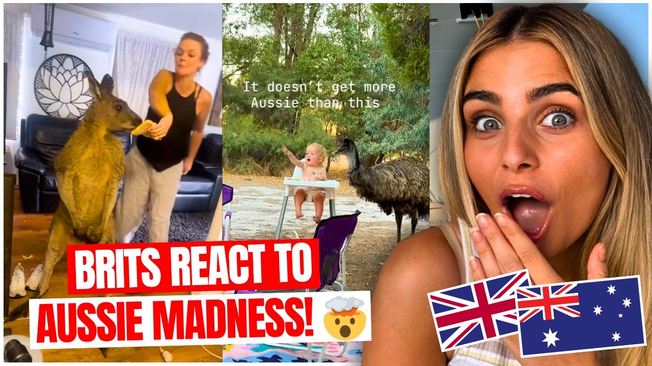 Brits REACT to the Most AUSTRALIAN Clips Ever! 🤣🇦🇺