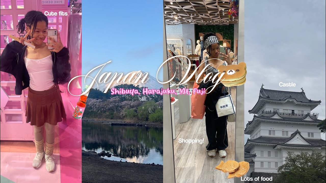 Japan vlog˖°౨ৎ : shibuya crossing, Mount Fuji, temples, harajuku, lots of food, shopping