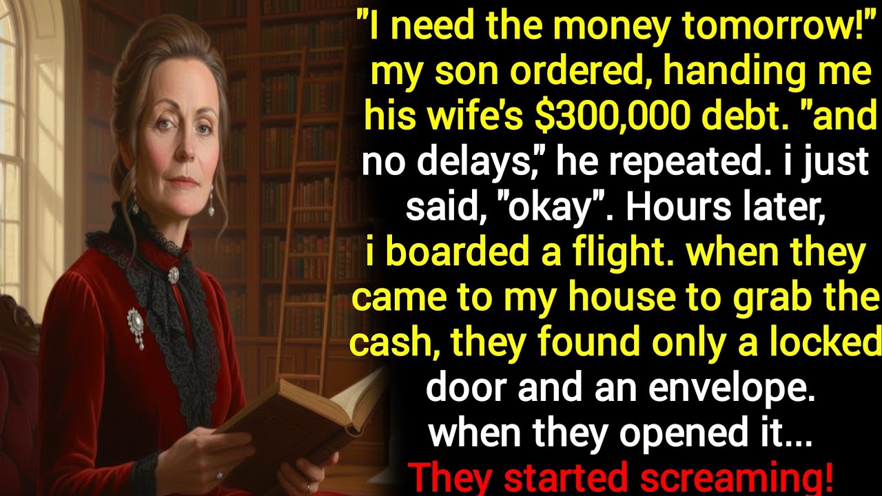 My Son Demanded I Pay His Wife’s $300K Debt — So I Vanished Without a Word