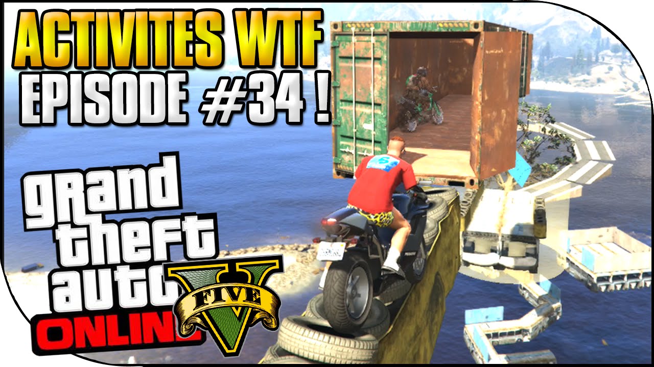 Les 5 Activit&eacute;s WTF de la semaine #34 ! Sp&eacute;cial PS4 ! - GTA5 ONLINE 1.20