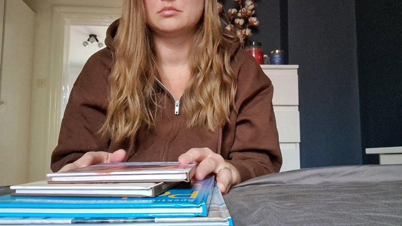 ASMR | Page turning with visible finger licking