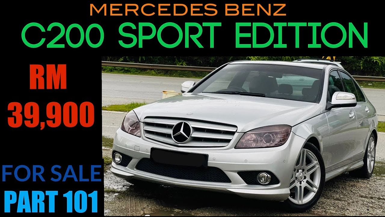 MERCEDES BENZ C200 UK SPEC | AMG SPORT EDITION | KERETA MEWAH DENGAN HARGA MURAH