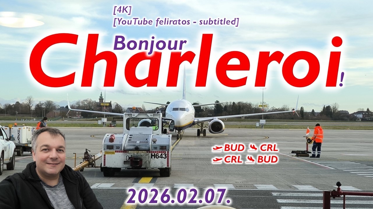 Bonjour Charleroi! (2026) │ #charleroi, #chill, #solotravel │ [4K] │ 🇧🇪
