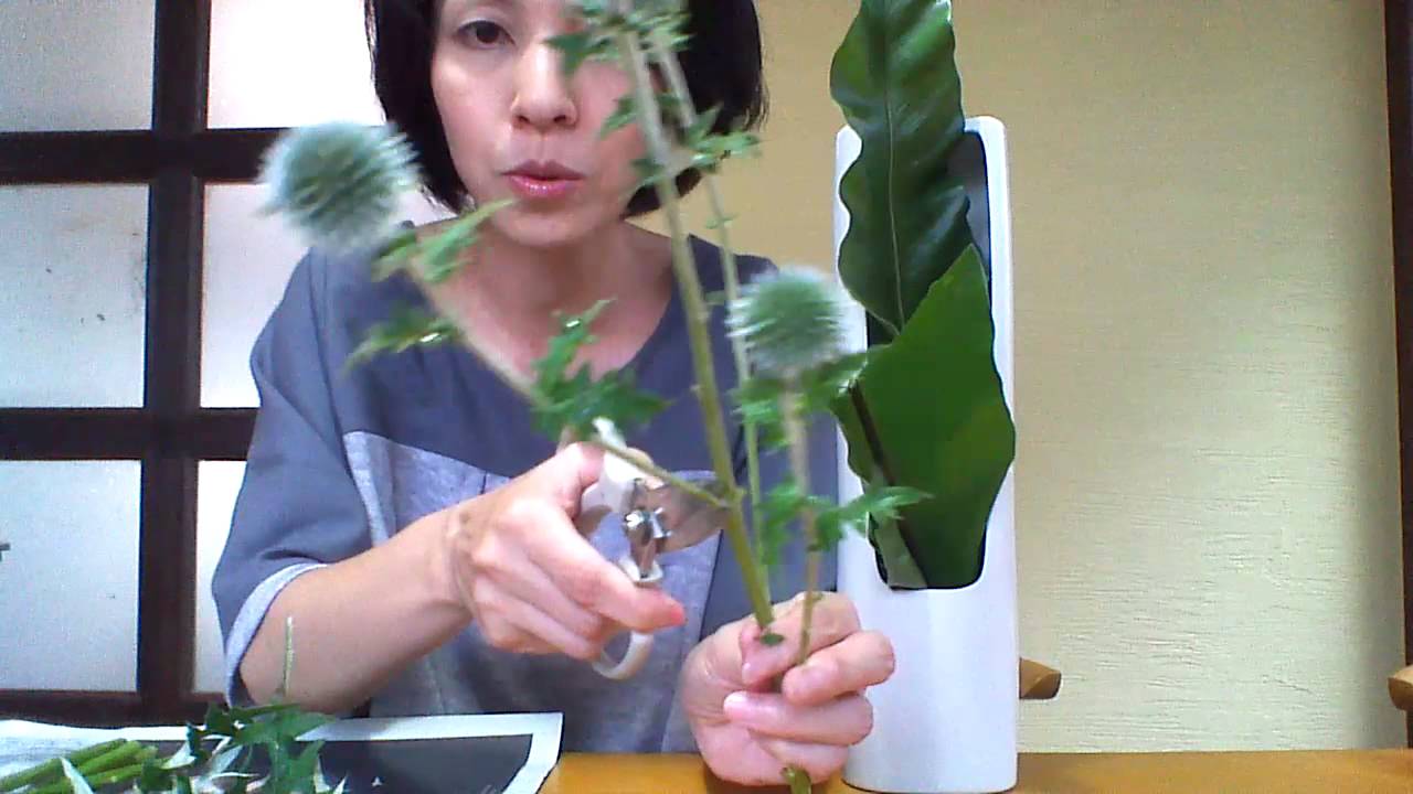 かんたん生け花レッスン13.07.16