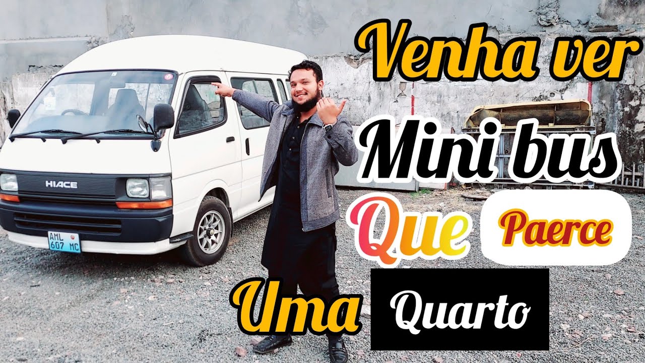 Venha ver mini bus que parece uma quarto |Toyota Hice 3L / Moçambique/Abubakarvlog / Jazmak Motor