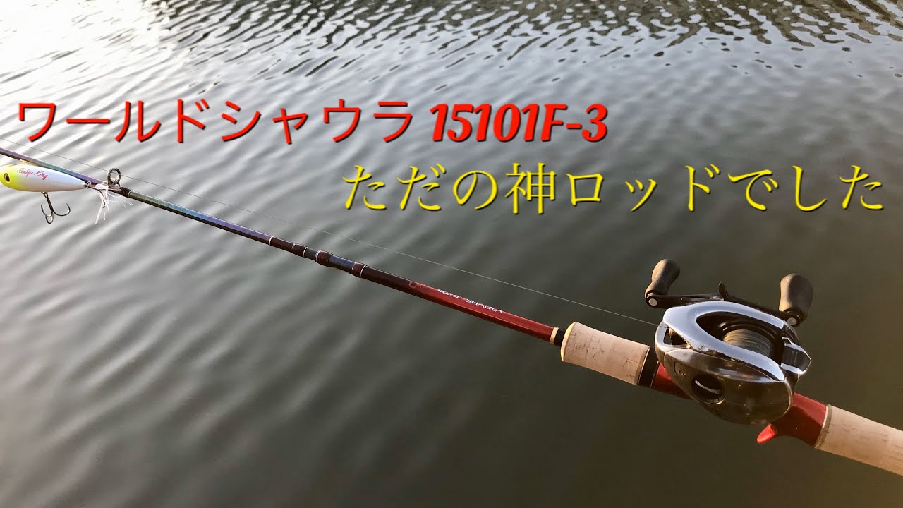 【神ロッド】ワールドシャウラ 15101F-3試投してきたよ【キャスティング】