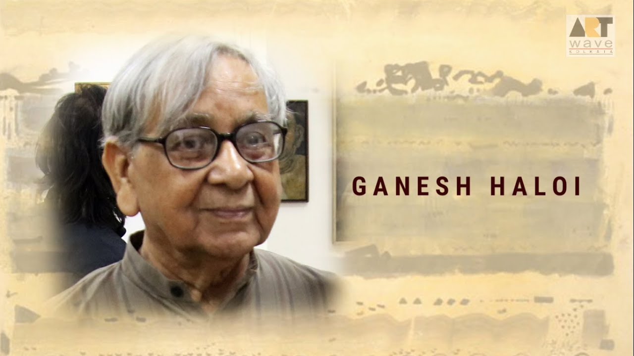 Artist Ganesh Haloi, a brief news clip presented by ART WAVE INDIA.