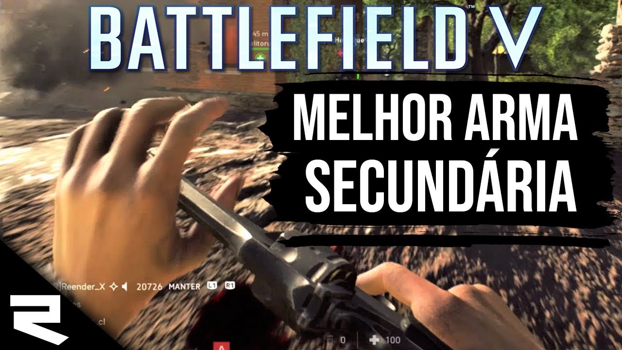 MELHOR ARMA SECUNDÁRIA, BATTLEFIELD 5: DICAS BÁSICAS #16 (PS4Pro, 1440p)