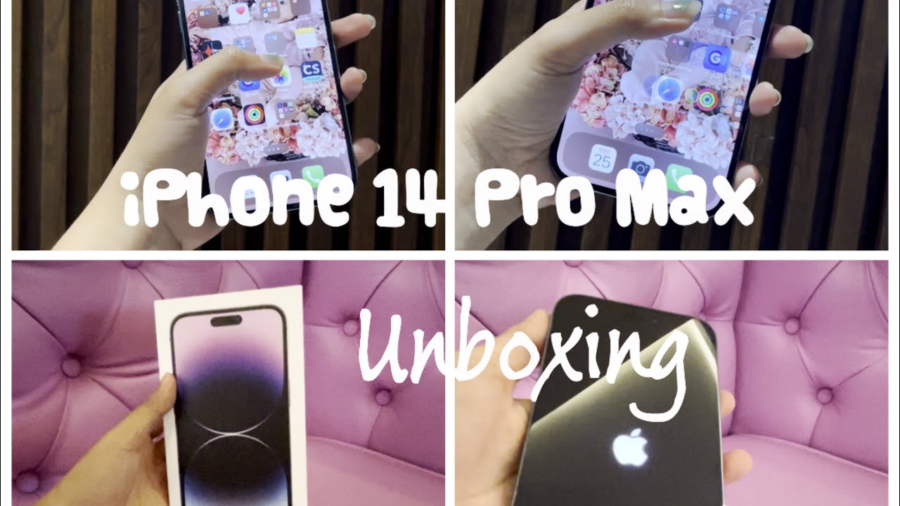  iPhone 14 Pro Max Deep Purple Unboxing + Setting Up