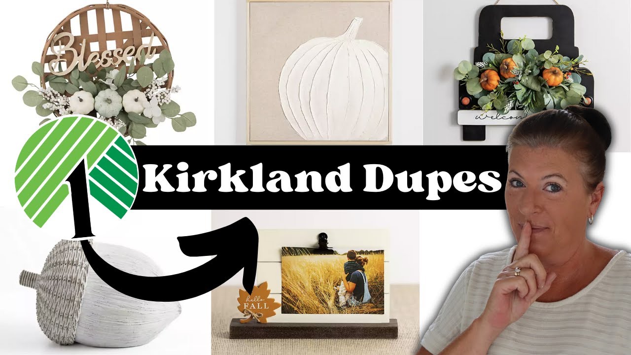 Dollar Tree High End Fall Dupes~Kirklands Fall Dupes