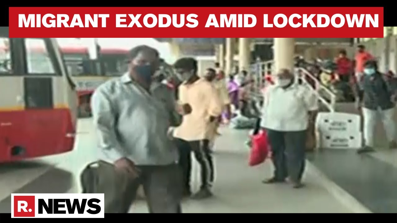 COVID-19 Update: Migrant Exodus Amid Lockdown In Bengaluru | Republic TV's Report