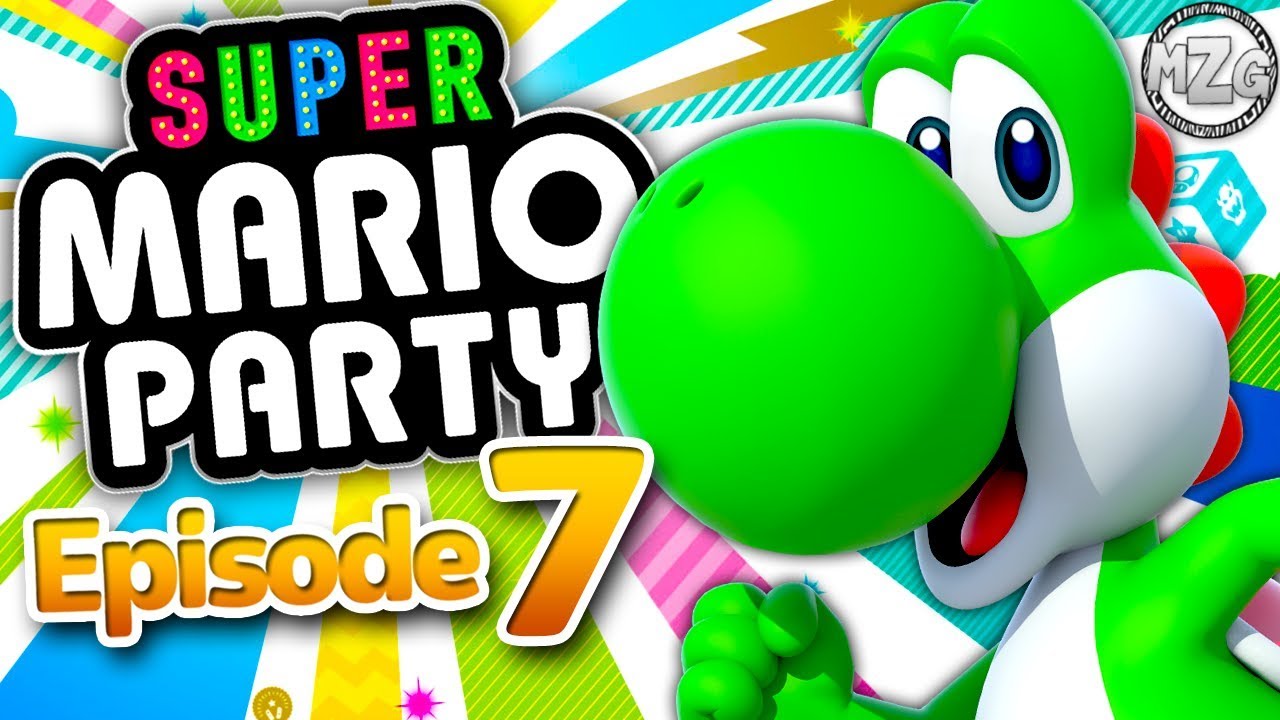Super Mario Party Gameplay Walkthrough - Episode 7 - River Survival Completed! Yoshi! (Switch)