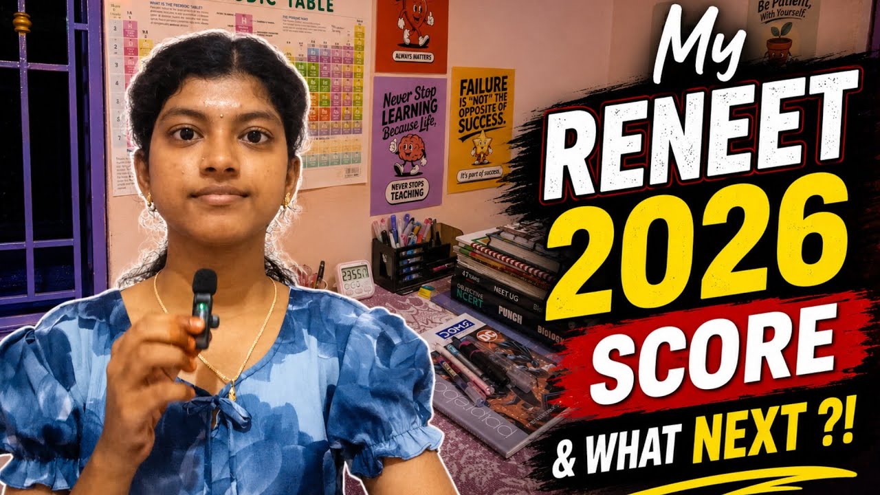 My RENEET 2026 Score ⁉️ | What Next? Drop or Not? | NEET 2027 Journey Begins ???