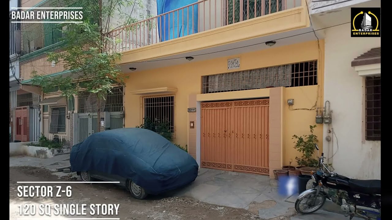 Gulshan-e-Maymar Sector Z-6 🏠 120 sqyd single story west open