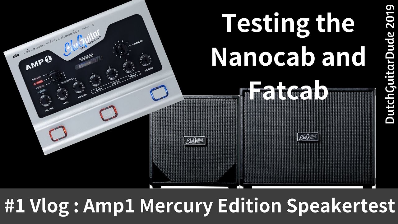 My first vlog!!! Testing the Bluguitar Nano- and Fatcab