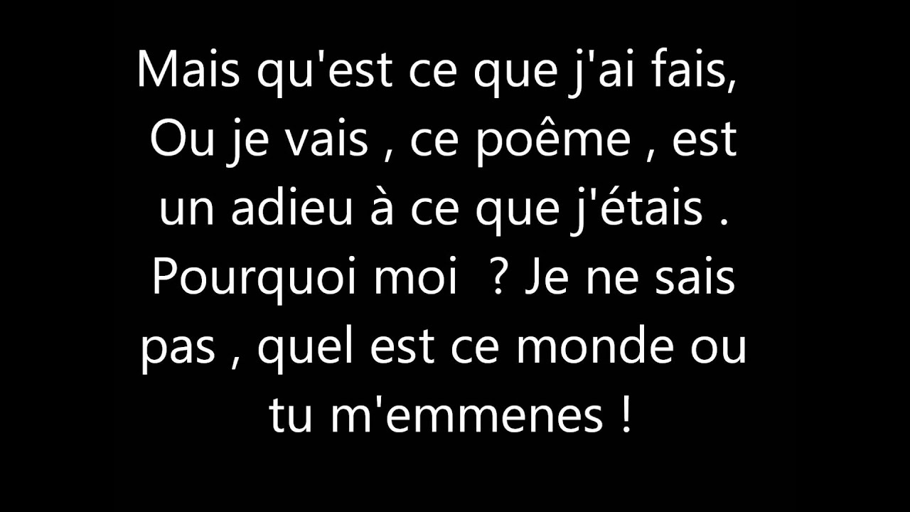~ Amel Bent : Où je vais Paroles ♪