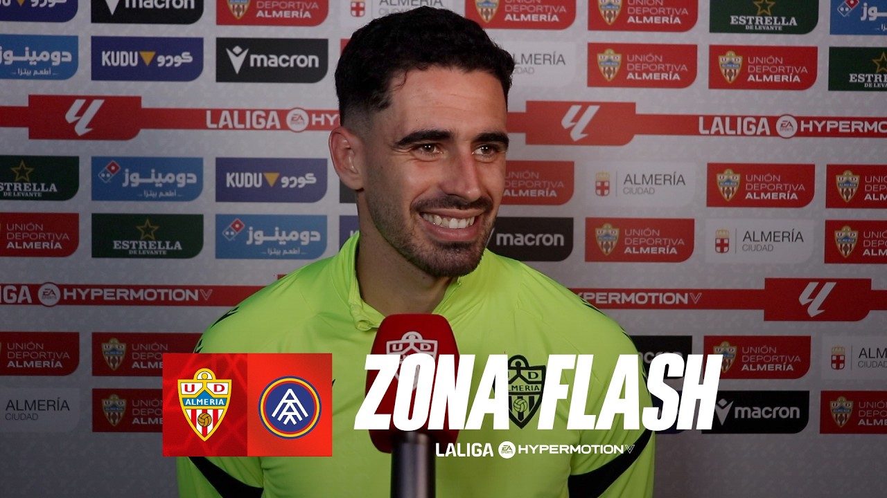 🎥 Zona flash | Miguel y Baptistao analizan el triunfo del Almer&iacute;a sobre el Andorra