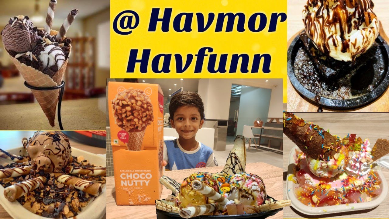Fun @ Havmor Havfunn 😍 | unboxing of Choco Nutty cone😋 | Best ice creams at Anna nagar East Chennai.
