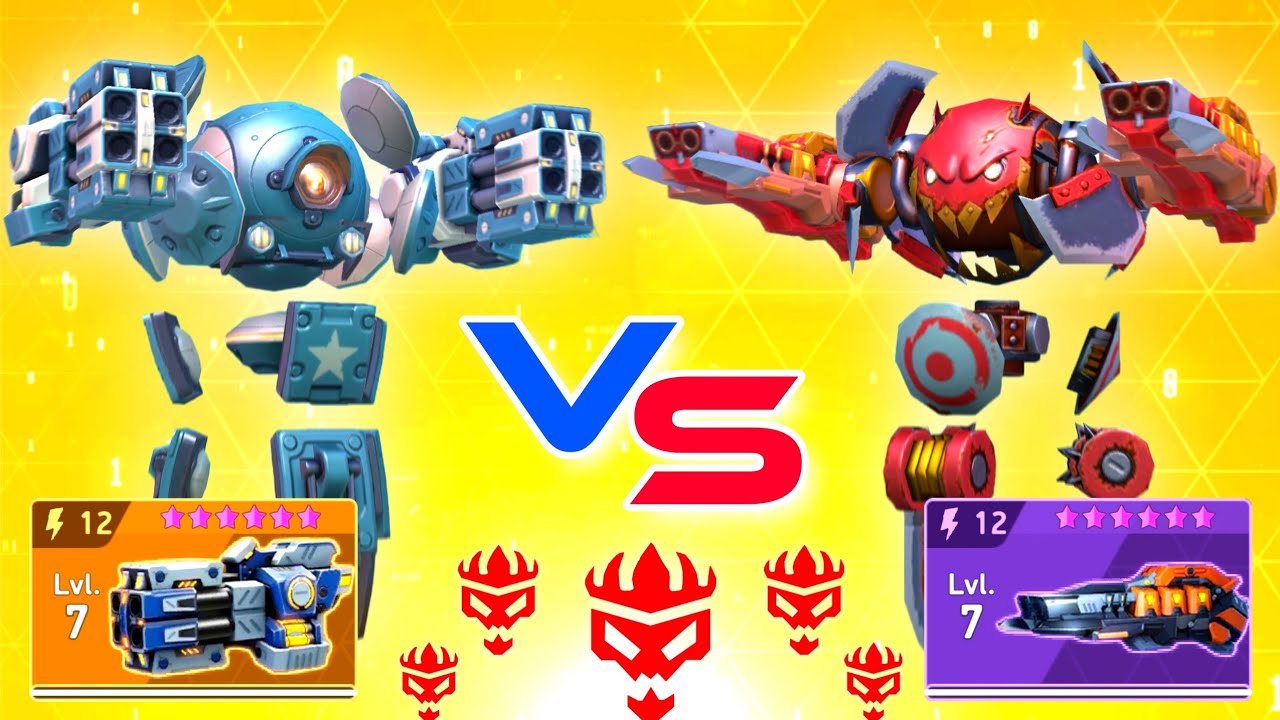 Mech Arena Repeater Vs Ember Gun with Surge
